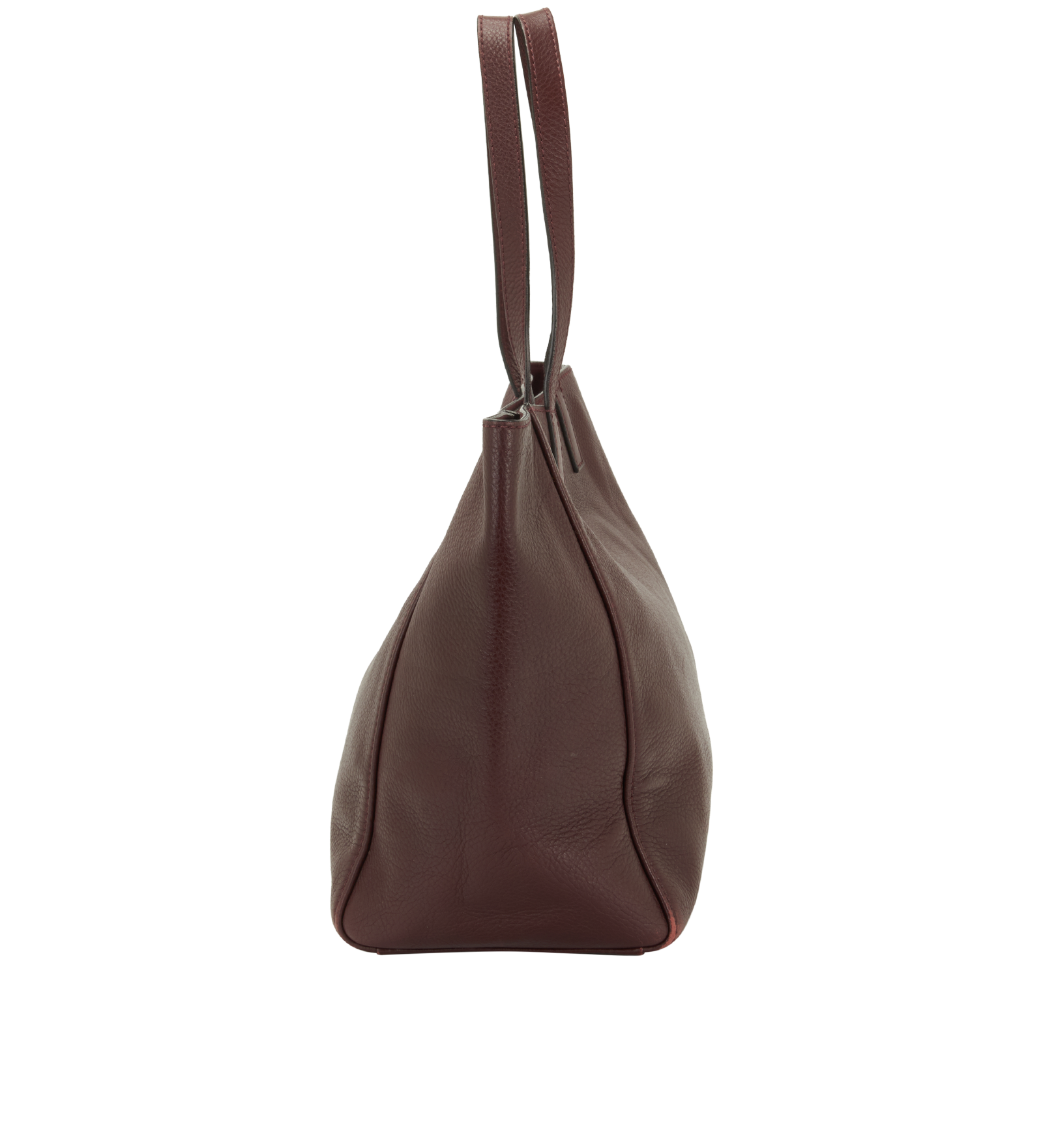Tessie Tote, &pound;290, Handbags, Burgundy, Leather, Side view
